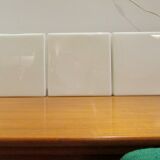 Vintage white glass Lita ceiling lamp