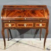 Mahogany and Rosewood Cylinder Desk, Louis XV period – 1st part XVI