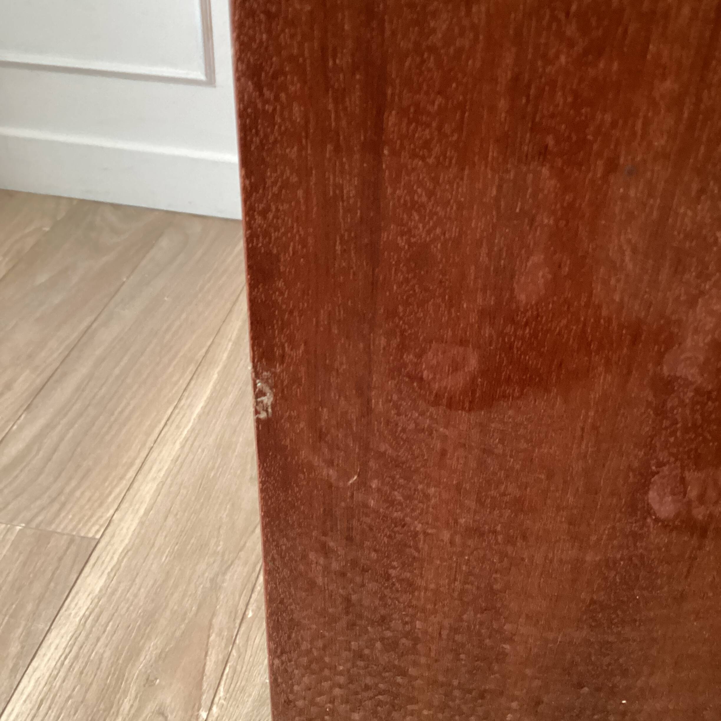 Commode placage teck