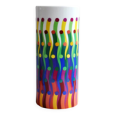 Vase Op Art • Julio Le Parc • Art Cinétique • Porcelaine • Bernardaud Limoges • 2017