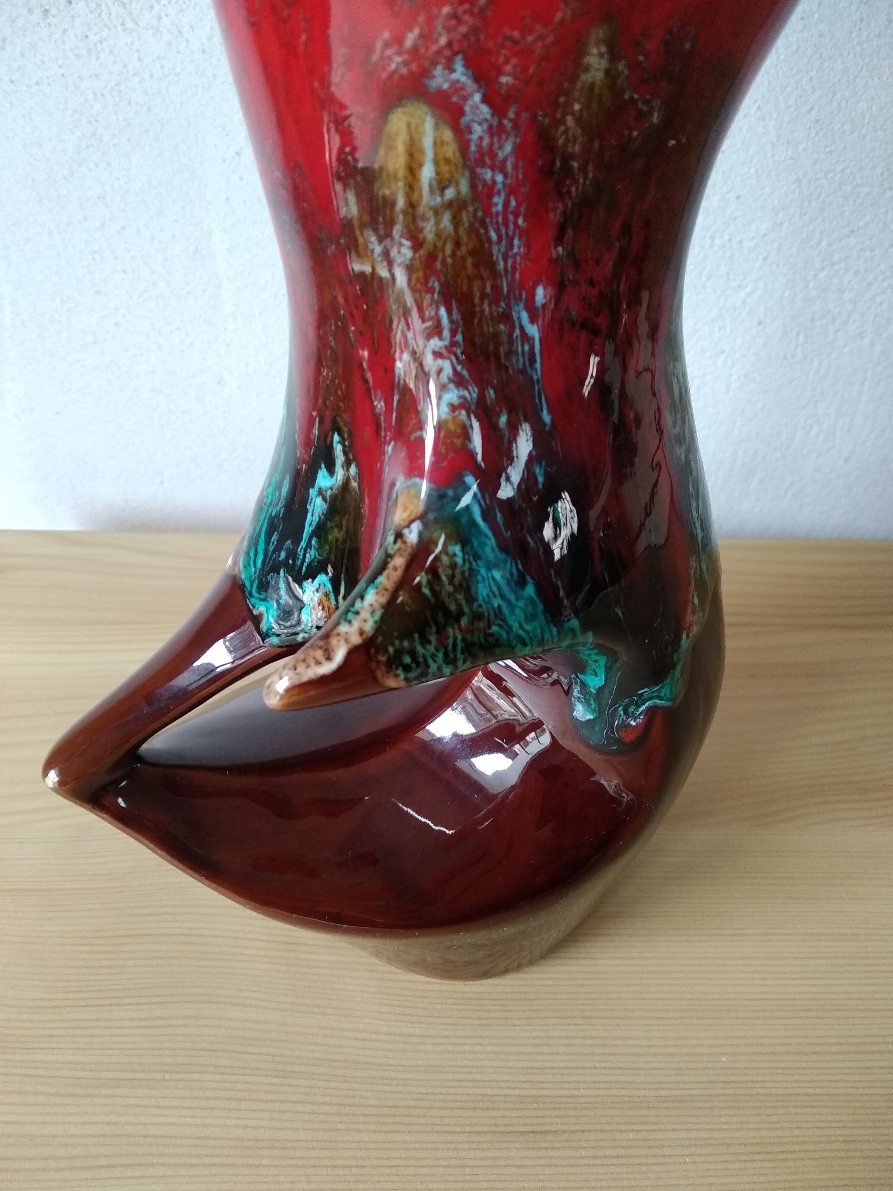 Vintage Vallauris ceramic vase