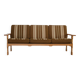 Sofa danois en chêne vintage, années 50