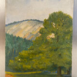 Signed rural landscape, dated 1935