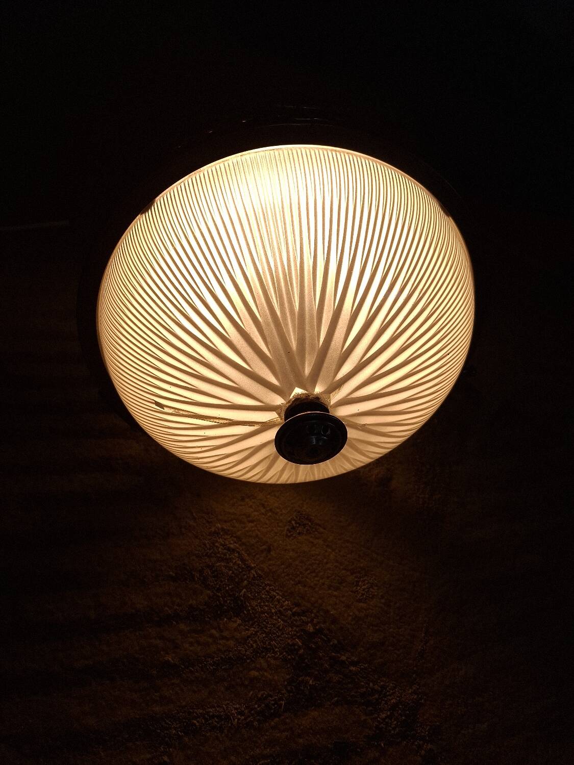 Chandelier, 1920s Holophane pendant light