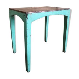 Table de bistrot en bois 1900
