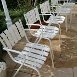 Vintage garden armchairs