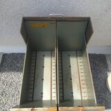 Filing cabinet, vintage industrial drawer unit