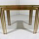 Set nesting tables in brass & glass by Deutsche Vereinigte Werkstätten