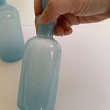 2 opaline vials
