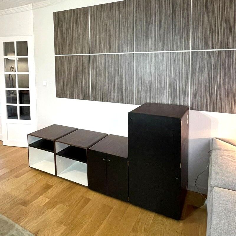 Modular enfilade Space Age vintage 1970s – 4 modules