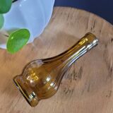 Small amber soliflore vase