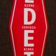 Advertising enamel sheet for the famous Belgian beer brand Vedett