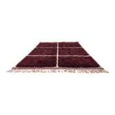 Handwoven natural wool rug, traditional artisan, 2/3 m.