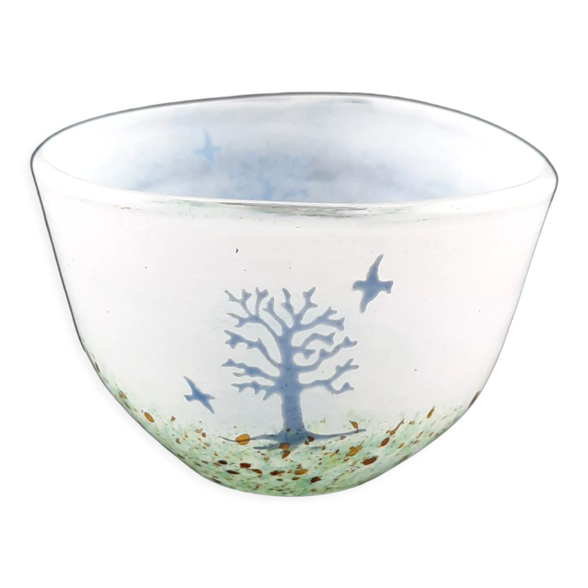 Kosta Boda Glass Kjell Engman October candle holder