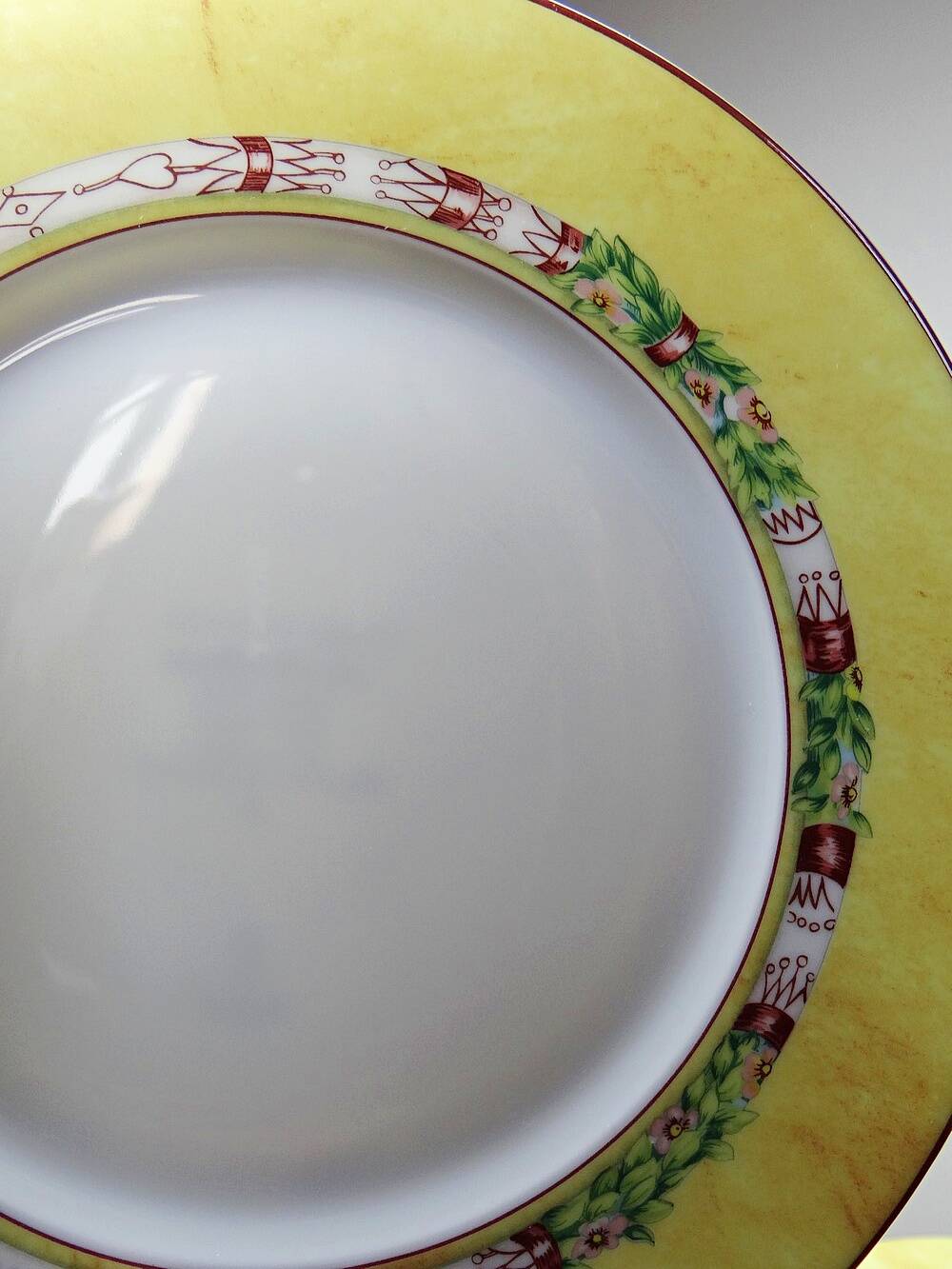 6 dessert plates Jean-Louis Coquet Limoges Terre de Sienne vintage