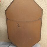 Antique mirror in gilded wood 85 x 59 cm