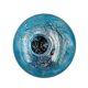 Masterpiece Murano: Lagoon Blue & 24K Gold Pebble Vase