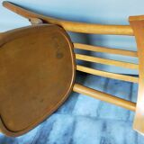 Chaise de bistrot en bois courbé Mahieu