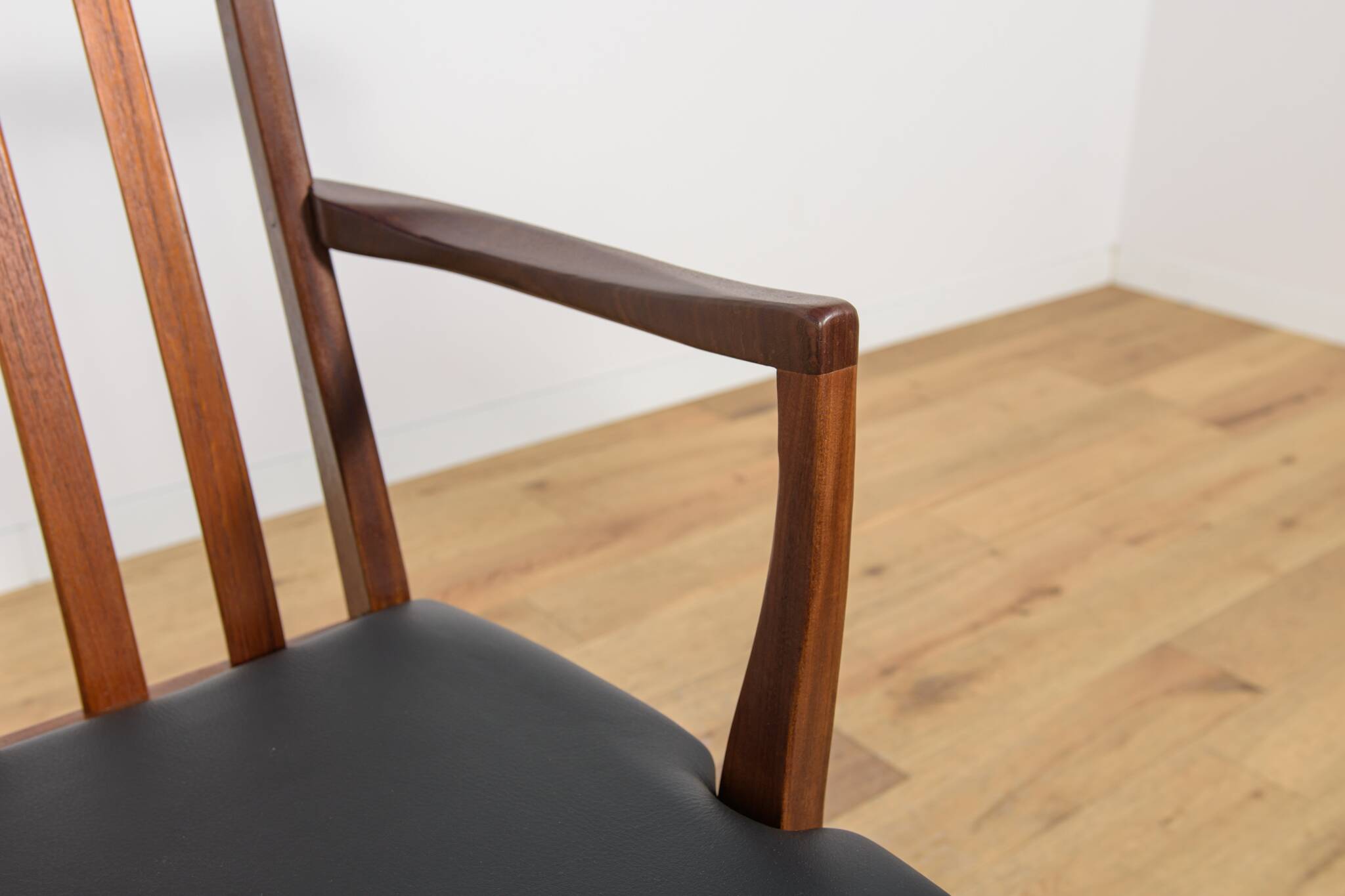 Mid-Century Teak and Leather Dining Chairs by Leslie Dandy for G-Plan, 1960