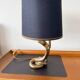 Cobra sculptural lamp in brass – Vintage French work, circa 19