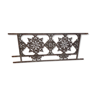 Old cast iron balcony