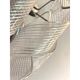 Set of Two Transparent “Ricci” Murano Glass Wall Sconces in Mazzega Style