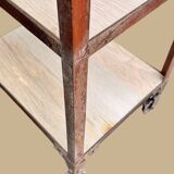 Old industrial shelf, workshop furniture