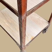 Old industrial shelf, workshop furniture