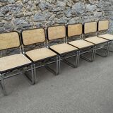 Cesca B32 Marcel Breuer chairs made in italy