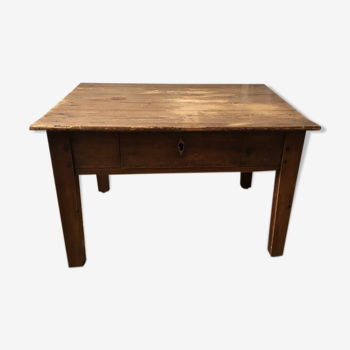 Table d'appoint basse bois massif