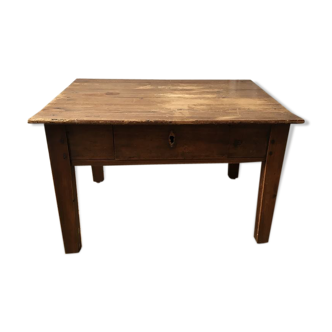 Side table, low wood