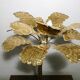 Palm lamp, brass heron 1960