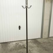 Industrial 1960 chrome coat rack parrot