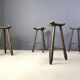 Mid century brutalist bar stools - set of 4, 1960s