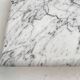 Solid Carrera marble coffee table, 1980s