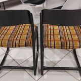 Pair of Baumann Sleigh model chairs, 1970