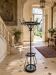 19th-century cast iron coat rack from a castle