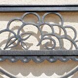 Pair of Art Deco wrought iron doors, circa 1925