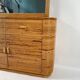 Rattan Dresser with Mirror from Vivai Del Sud, 1970