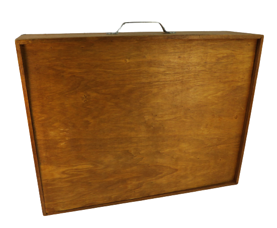 Cabinet with workshop lockers, restored / restyled hotel furniture style