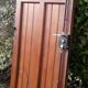 Porte entrée 208,7x94 serrure multipoints en chêne