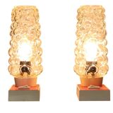 Bedside table lamps from Hawill, 1960
