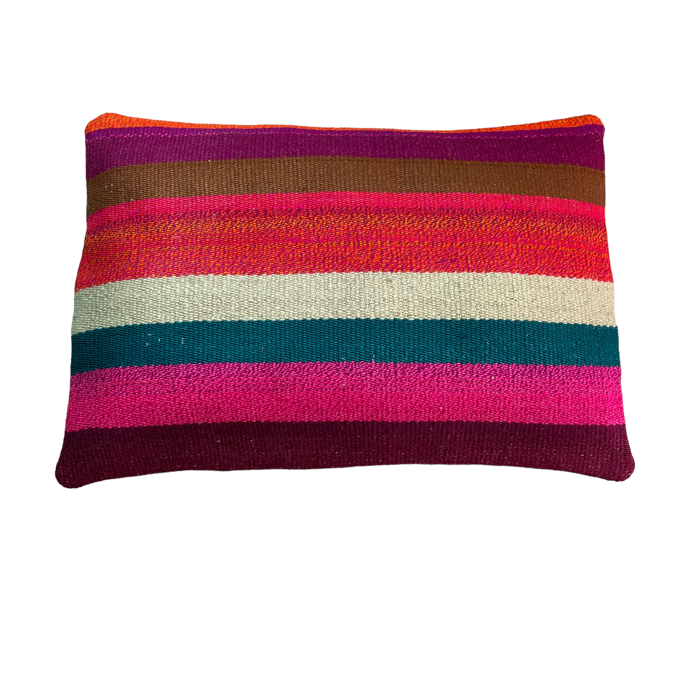 Vintage turkish kilim cushion cover