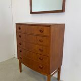 Commode avec miroir par Kai Kristiansen