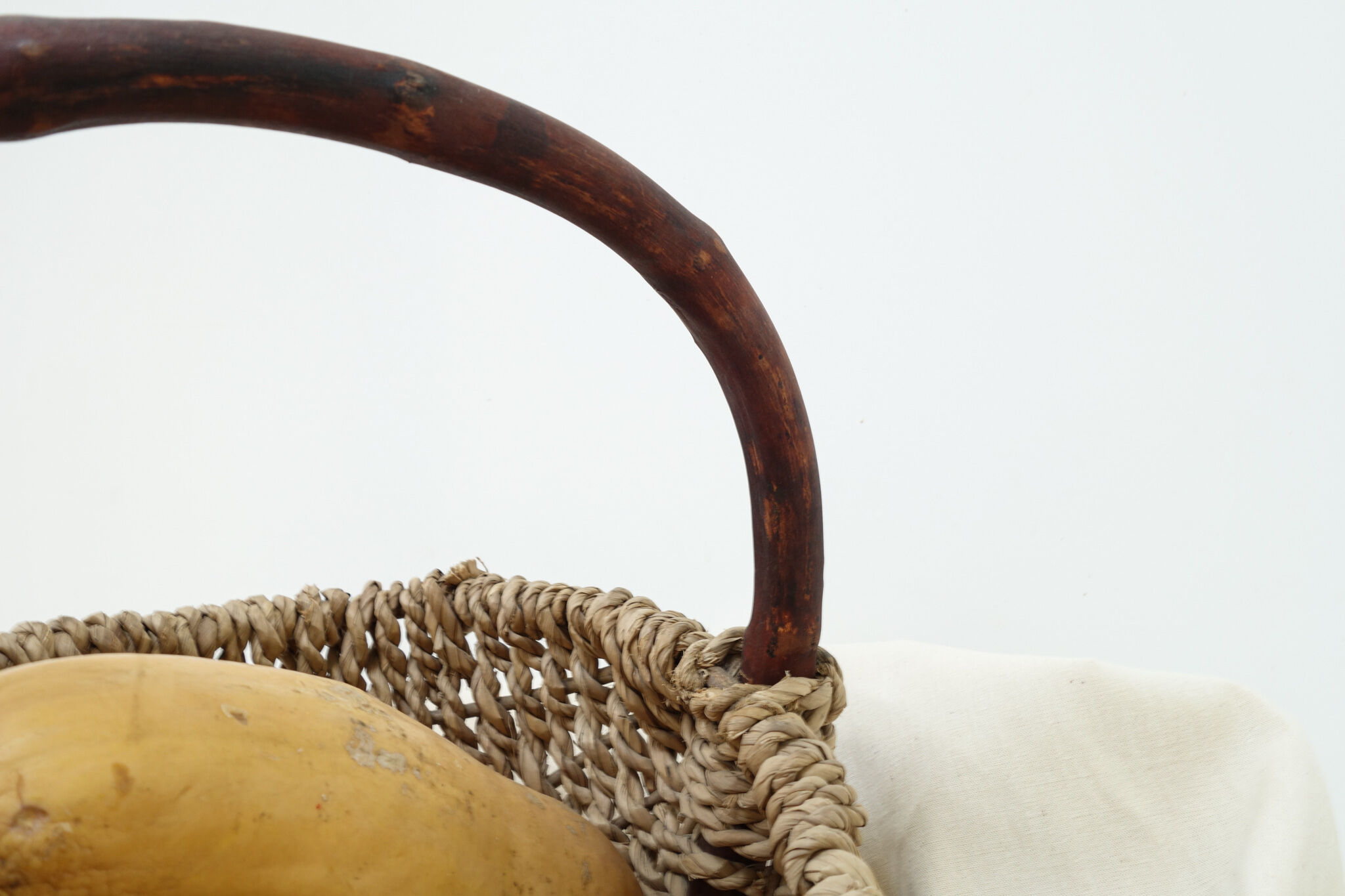 Rare 50s cord basket.