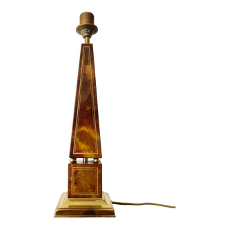 Pied de lampe obélisque Le Dauphin 1970