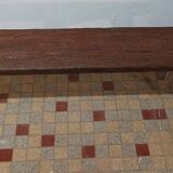 Ancien grand banc de ferme en bois  Vintage