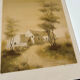 Lithographie originale de Bernard Charoy « vieille ferme »