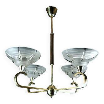 EZAN France Art Deco Chandelier