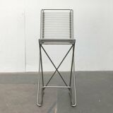 Postmodern German kitchen bar stool Kreuzschwinger by Till Behrens for Schlubach, 1980s.